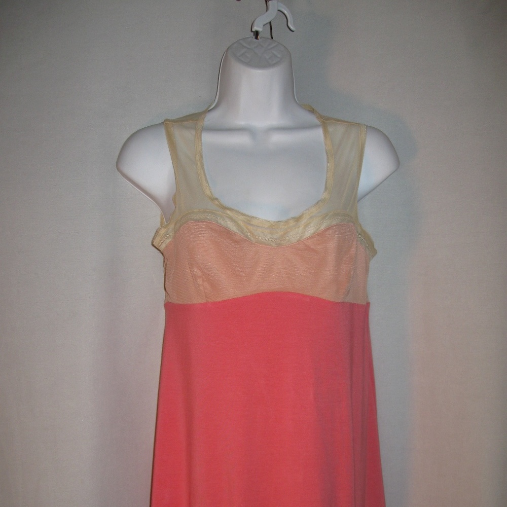 Anthropologie Pinkerton Mesh Overlay Tank Top